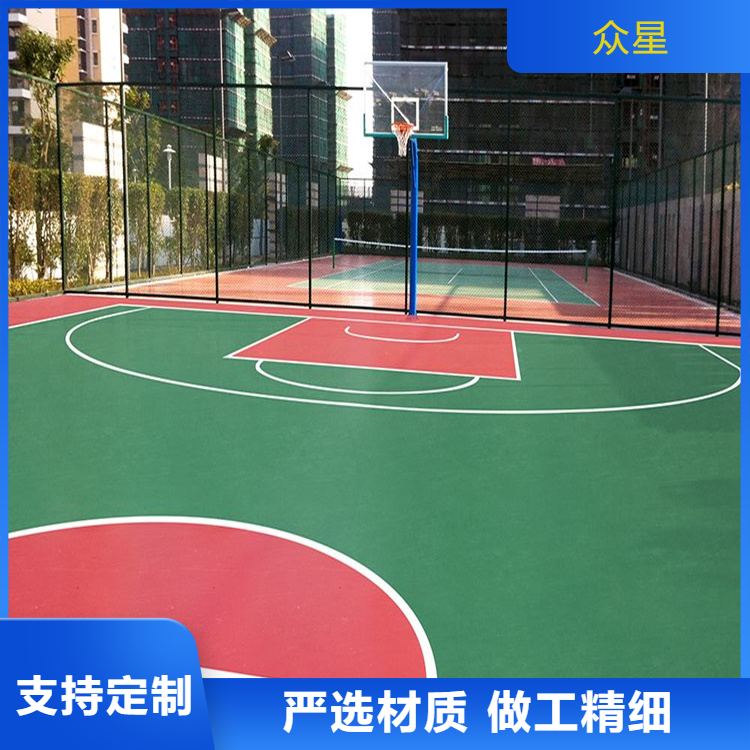 揭阳市EPDM颗粒篮球场硅PU - 排名